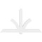Ekena Millwork Redmond Architectural Grade PVC Gable Bracket, 84"W x 49"H x 4"D x 6"F, 14/12 Pitch GBP084X49X0406RED00 - alternate 3